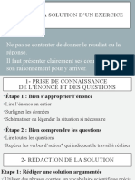 Rédiger La Solution D Un Exercice