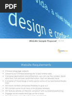 Sample Website Proposal Airline Example