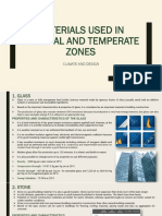 Materials Used in Tropical and Temperate Zones