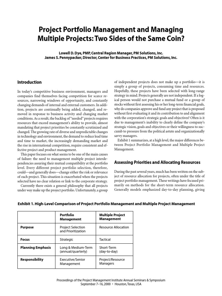 project-portfolio-management-and-managing-multiple-projects-two-sides