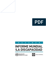 Informe Mundial Sobre La Discapacidad