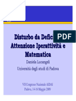 Lucangeli ADHD Matematica