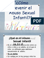 Prevención en Abuso Sexual