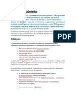 Hipofosfatemia: causas, síntomas y tratamiento