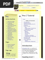 Pro C Tutorial - Programming Examples