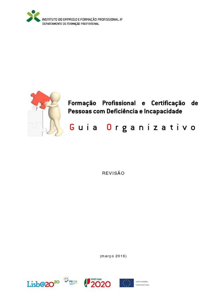 Certificação de Formação Profissional para Deficientes | PDF ...