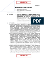 Nota de Agente N°309-2022