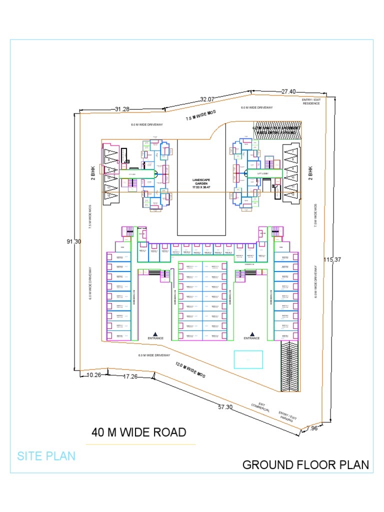 Ground Floor Plan | PDF | Buildings And Structures | Residential Buildings