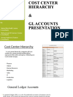 Cost Center Hierarchy and GL Accounts Presentation