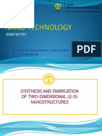 ENMT807951-Nanotechnology#2-D Nanostructures Synthesis