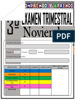 Examen Tercero Noviembre