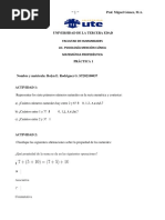 MATEMATICA PR0PEDEUTICA PRACTICA Universidad UTE