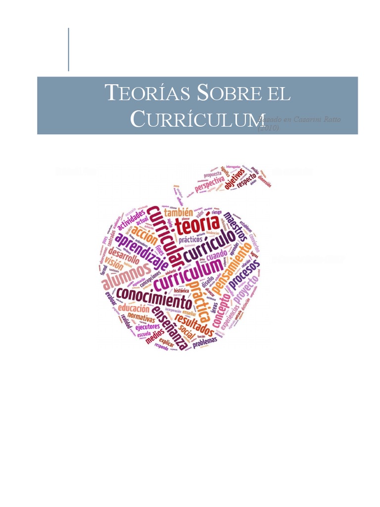 Teorías del Currículum y su Impacto | PDF | Plan de estudios | Aprendizaje