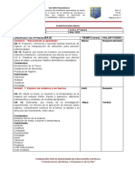 Plani Anual Ciencias Naturales 4° B