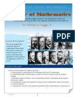 MTHED 201 History of Mathematics Module