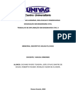 Projeto de drenagem pluvial para residência