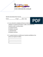 Examen de Ciencias de La Salud