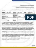 Referencia: Solicitud Participación Proceso de Selección: 3801 - PQR Obra o Labor Asesor Front Masivo 1000000 Medellín Si