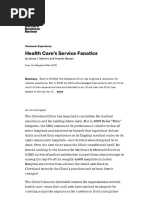 Health Care's Service Fanatics (HBR)