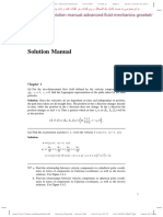 Solution Manual For Advanced Fluid Mechanics - William Graebel