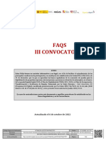 III Convocatoria FAQs C022 22-SI