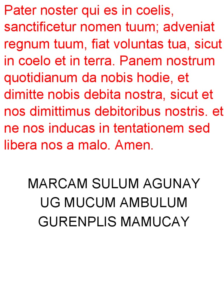 Marcam Sulum Agunay | PDF