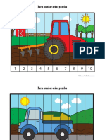 Farm Themed Number Order Puzzles