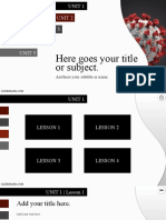 Formal Planner For Online Lessons - Red SlidesMania