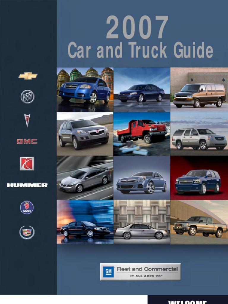 2007 GM Car and Truck Guide | PDF | General Motors | Hybrid