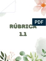 Rúbrica 1.1 - Control de Agenda de Trabajo