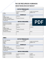 Inventario de Recursos Humanos - Ut