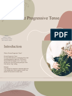 Present Progressive TenseJ English 9