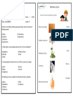 Ficha Evaluativa de Personal Social La Minería