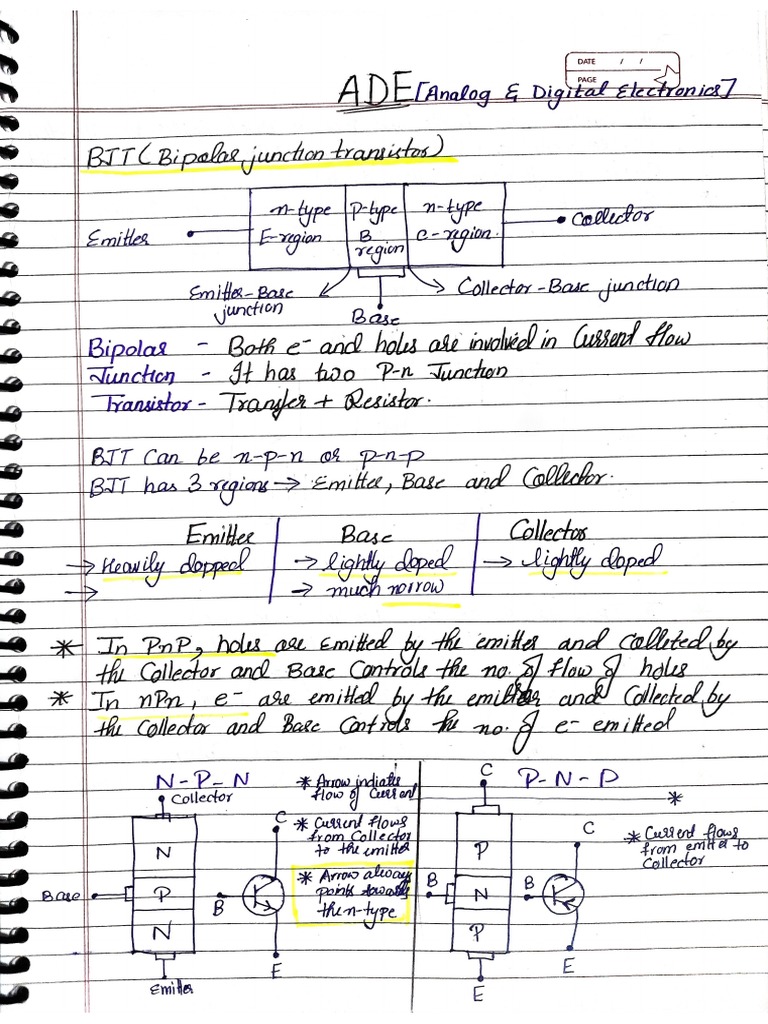 BJT Notes PDF