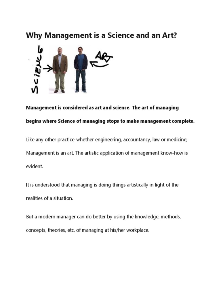 Management As A Science Pdf