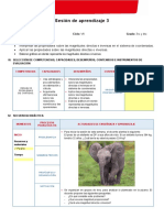 Sesión de Magnitudes 4to