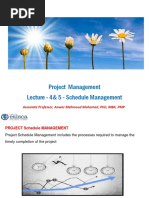 Lecture-4&5 - Schedule Management