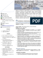 Ingeniero Mecatrónica con 8 años experiencia mantenimiento equipos industriales