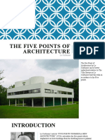Five Points Towards A New Architecture