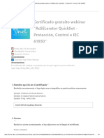 Certificado Gratuito Webinar - AcSELerator QuickSet - Protección, Control e IEC 61850