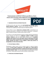 Posicionamiento VS El Acuerdo Contra Falsificación Comercial ACTA