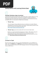 Getting Started With Learning Dash Robots English