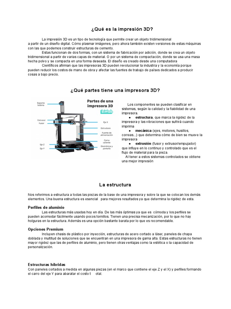 Impresion 3d | PDF | Impresión 3d | Impresora (Computación)