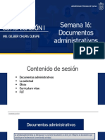 Semana 16 - Documentos Administrativos