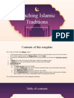 Teaching Islamic Traditions by Slidesgo