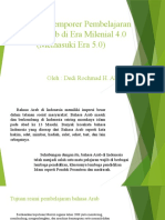 Isu-Isu Kontemporer Pembelajaran Bahasa Arab Di Era Milenial