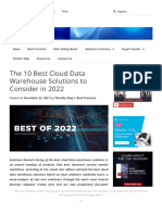 The 10 Best Cloud Data Warehouse Solutions To Consider in 2022