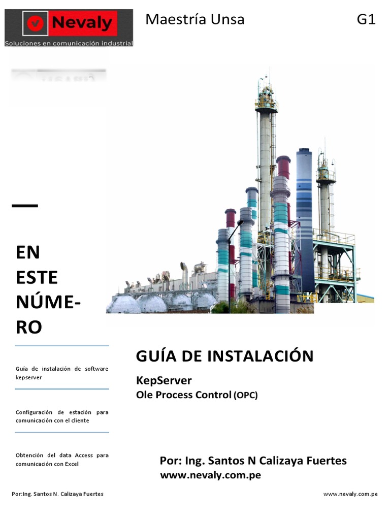 Guia Istalacion Opc Kepserver v1 | PDF | Software | Informática