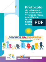Protocolo Actuacion Violencia | PDF | Violencia | Acoso
