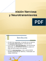 Transmicionnerviosa y Neurotrasmisores